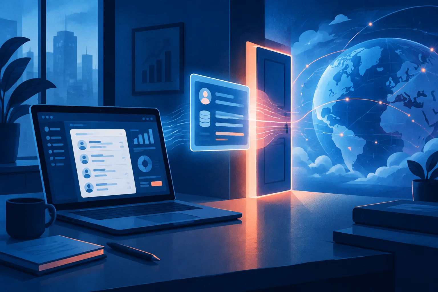 A small AI-built finance app leaves a symbolic doorway from customer records to the internet.