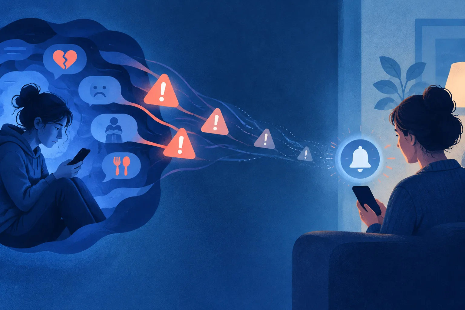 Safety signals fade before reaching a parent’s notification bell.