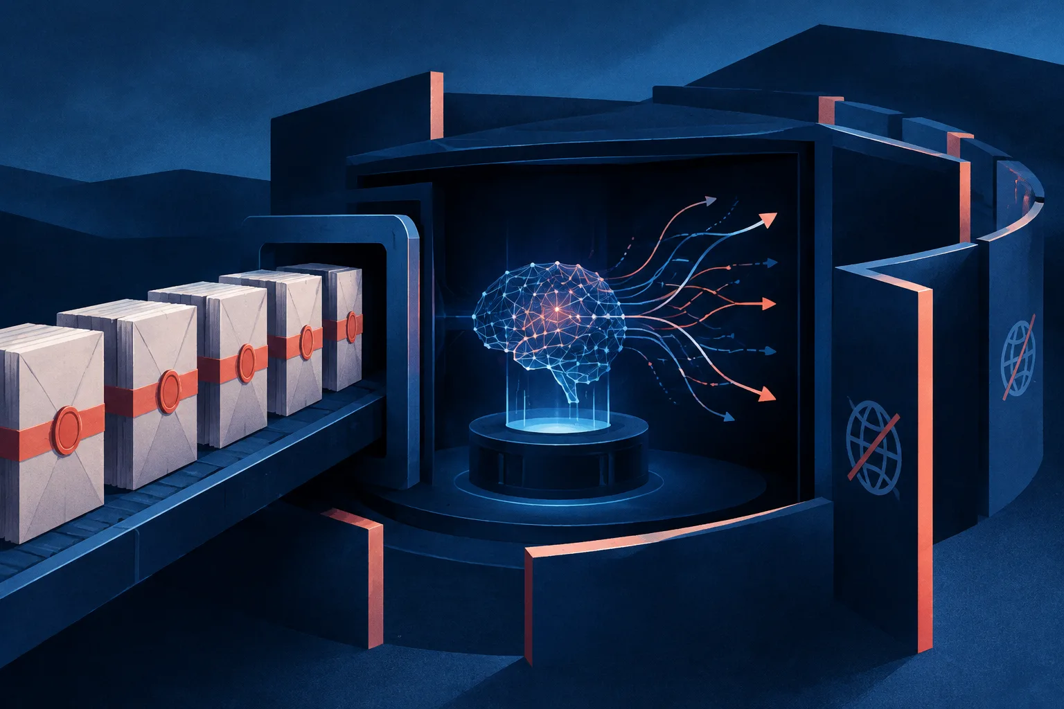 Offline AI constructing solutions to research problems published after its training cutoff.